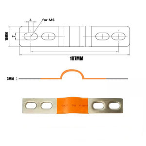 Flexible Busbars für Double-Terminal-Zellen z.B.  EVE LF280K MB31