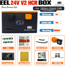 EEL DIY Batteriebox 24V V2 für 280 Ah Zellen mit JK-BMS + Display