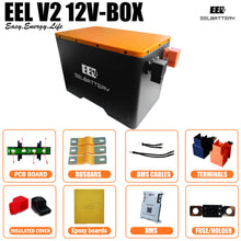 EEL DIY Batteriebox 12V für 280 Ah Zellen mit JK BMS