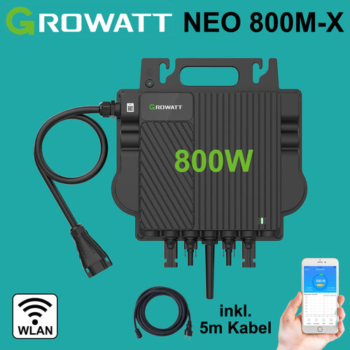 Mikro-Wechselrichter Growatt NEO 800M-X 800W