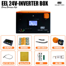 EEL DIY Batteriebox 24V V2 für 280 Ah Zellen mit JK-BMS + Display