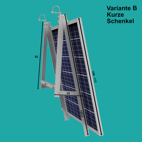 Befestigung Solarmodul Balkon Halterung Aufhängung