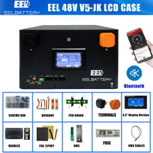 EEL DIY Batteriebox 48V V5 für 280 Ah Zellen mit JK BMS und Display (Vorbestellungsangebot)