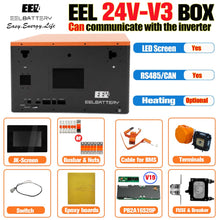 EEL DIY Batteriebox 24V V3 für 280-314 Ah Zellen mit JK BMS