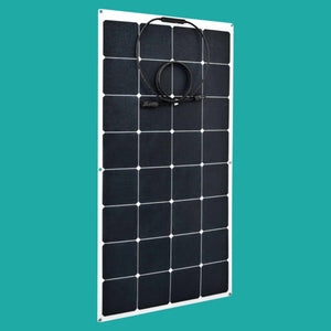 Semi-flexibles Solarmodul 120 Wp mit hocheffizienten Sunpower Solarzellen und ETFE Beschichtung